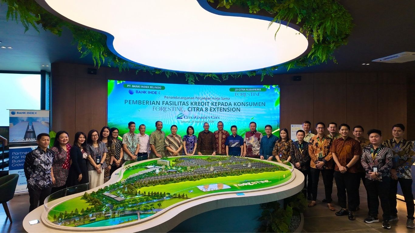 The Forestine dan Bank Index resmi teken kerja sama fasilitas KPR